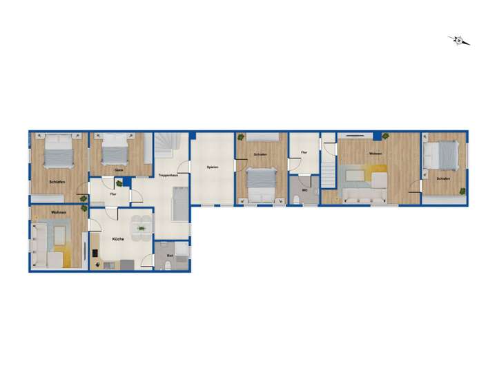 Grundriss Obergeschoss