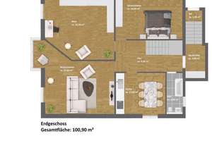 Historische Altbauvilla als Zweifamilienhaus mit vorbereitetem Sanierungskonzept – 60529 Schwanheim, Frankfurt am Main – Vorschaubild 14