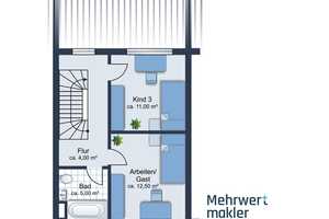 Direkt einziehen - ideal für Familien: Energieeffizientes 5 bis 6-Zimmer Haus mit Carport. – Scheelenkamp 4B, 30165 Hannover – Vorschaubild 5