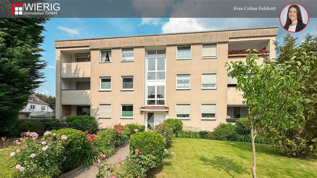 Charmante Erdgeschosswohnung mit 3 Zimmern und Garage in ruhiger Lage in Bochum-Laer