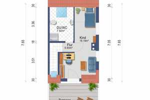 ERSTBEZUG! REH mit großer Dachterrasse (18,32 m² !!!) und Hobbyraum – Starnberg (Kreis) – Vorschaubild 12