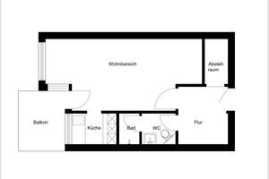 Möbliertes Zuhause mit Balkon in Langenhagen
