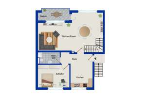 Großzügige 4-Zimmer-Maisonette-Wohnung in Düsseldorf Garath – Die vollständige Adresse der Immobilie erhältst du vom Anbieter., 40595 Garath, Düsseldorf – Vorschaubild 16
