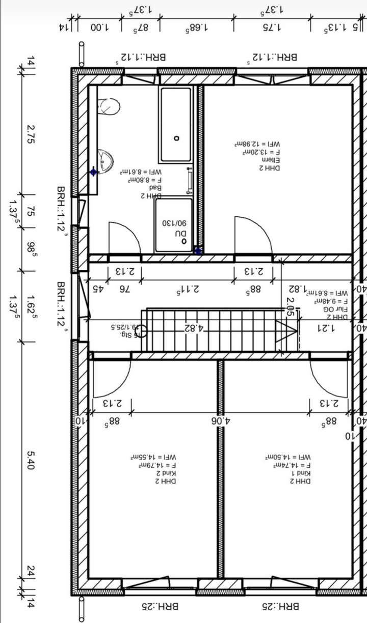 Grundriss Obergeschoss