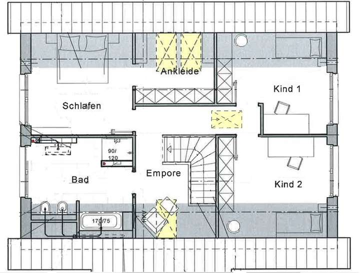 Grundriss Obergeschoss
