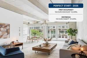 Mietrabatt - Erstbezug: 2-Zimmer Wohnung mit EBK & Balkon, 5 Min. zur U5