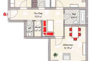 Wohnung in Regensburg – Die vollständige Adresse der Immobilie erhältst du vom Anbieter., 93051 Großprüfening-Dechbetten-Königswiesen, Regensburg – Vorschaubild 12