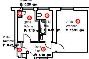 Charmante 1 -Zimmer Wohnung im 2. OG in Berlin-Friedrichshain – Gubener Straße 13, 10243 Friedrichshain, Berlin – Vorschaubild 5