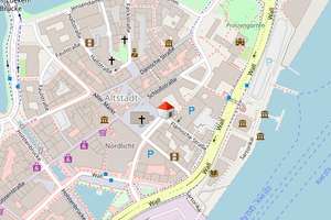 Wohnen im Schlossquartier! Drei Zimmer Wohnung in der Flämischen Str. 1 frei! – Flämische Str. 1, 24103 Altstadt, Kiel – Vorschaubild 2