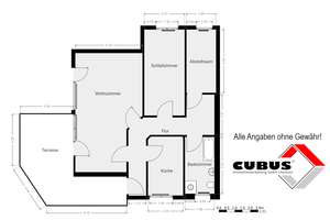 Großzügige 2-Zimmer-Souterrainwohnung mit Terrasse & Garten in Schönau – Nansenstr. 12, 9116 Schönau, Chemnitz – Vorschaubild 13