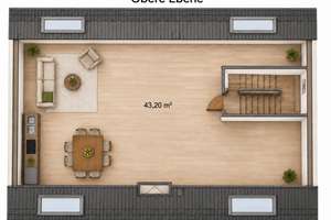 MAISONETTEWOHNUNG mit großem Dachstudio, Balkon und WG-Potenzial – Die vollständige Adresse der Immobilie erhältst du vom Anbieter., 68239 Seckenheim, Mannheim – Vorschaubild 13