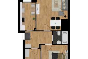 Einziehen & wohlfühlen – schöne, helle und sanierte Wohnung – Pflugacker 15 d, 22523 Eidelstedt, Hamburg – Vorschaubild 3