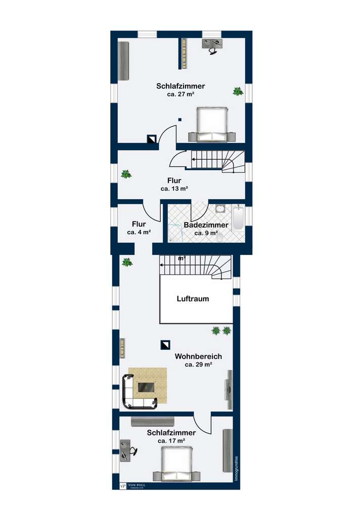 Obergeschoss Gästehaus