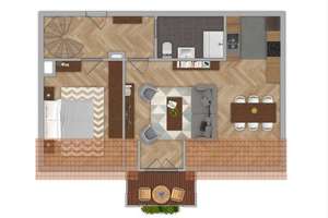leerstehende 3 Zimmer Maisonette Wohnung mit Balkon und hochwertiger Einbauküche – 4288 Liebertwolkwitz, Leipzig – Vorschaubild 11