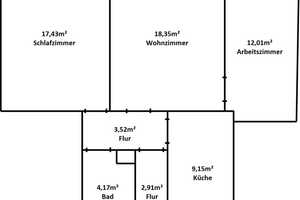 Helle 3-Zimmer-Wohnung direkt an der Nürnberger Burg – Nürnberg – Vorschaubild 6