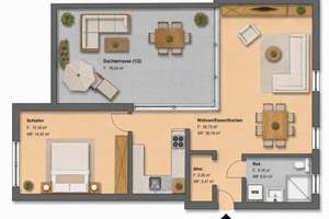 Ein Zuhause mit besonderem Flair – 2-Zimmer-Wohnung mit Dachterrasse – Die vollständige Adresse der Immobilie erhältst du vom Anbieter., 38226 Lebenstedt, Salzgitter – Vorschaubild 8