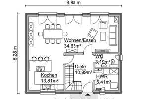 Nur noch 1 Grundstück von 4 zu haben. Klimafreundliche Scanhaus Doppelhaushälften in HH Billstedt – Öjendorfer Steinkamp 9, 22117 Hamburg – Vorschaubild 7