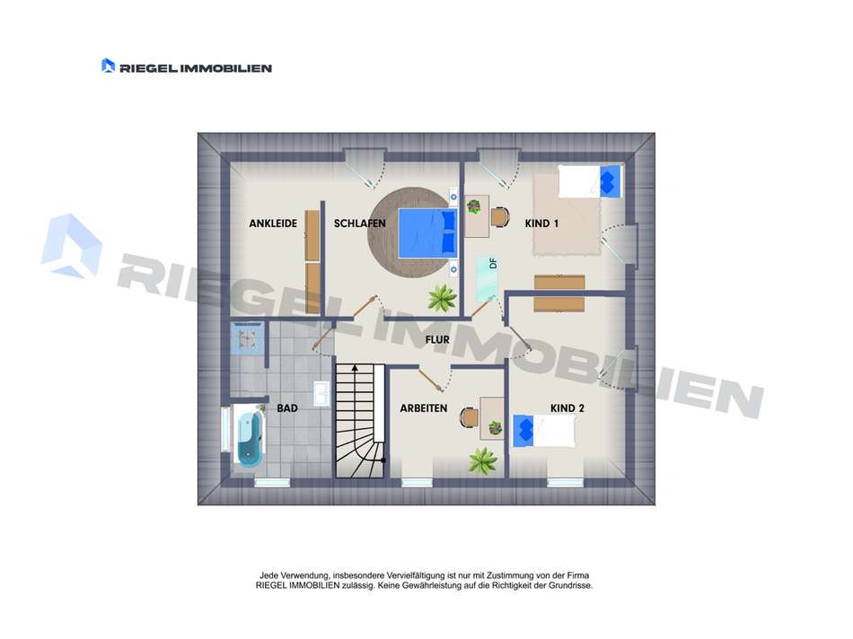 Grundriss Obergeschoss