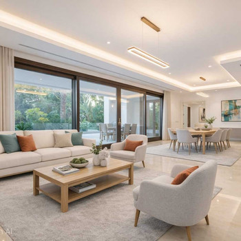 Atemberaubende Luxusvilla in Strandnähe in Casasola Exklusiv