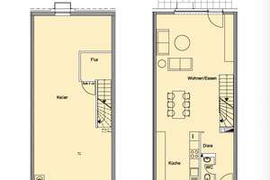 Schönes 6-Zimmer-Reihenendhaus mit EBK und Möbel in Köln Ostheim – Hedwig-Wachenheim-Karree 114, 51107 Ostheim, Köln – Vorschaubild 3