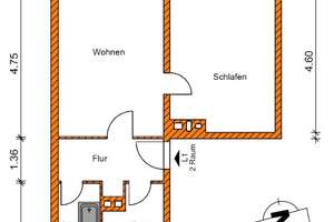Attraktive 2-Raumwohnung sucht neuen Mieter in 2026 – Blauebeilstraße 11, 39104 Altstadt, Magdeburg – Vorschaubild 3