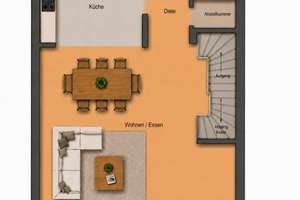 Reihenmittelhaus mit 6 Zimmern in Bogenhausen/Daglefing