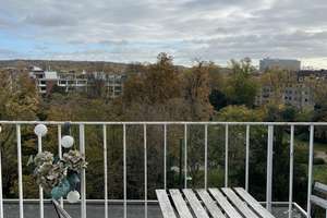 Zooparkblick vom Balkon im Dachgeschoss / 2 Zimmer-Wohnung