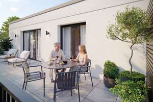3-Zimmer Neubauwohnung im Dachgeschoss in Wersten mit geräumiger Dachterrasse