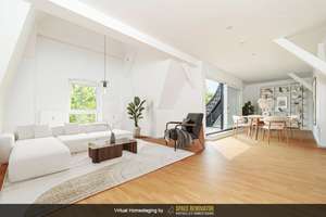 Bezugsfreie DG-Maisonette mit großem Wohnbereich und uneinsichtiger Dachterrasse – Die vollständige Adresse der Immobilie erhältst du vom Anbieter., 12277 Marienfelde, Berlin – Vorschaubild 1