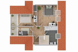 Maisonette im Dortmunder Südosten. Mit Dachloggia und Balkon! – 44289 Sölde, Dortmund – Vorschaubild 28
