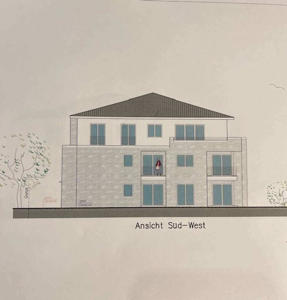 Tolle Neubau-ETW 2 Zi.gr. Balkon KFW 40 EE Fahrstuhl 1. OG top Lage Nä. Stadthalle 33330 Gütersloh