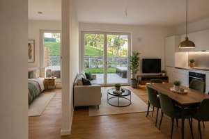 Neubau-Erstbezug in Charlottenburg-Westend – Stilvolle 1,5-Zimmer-Wohnung mit großer Terrasse  – Reichstrasse 56, 14052 Westend, Berlin – Vorschaubild 6