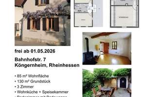 Charmantes Hexenhäuschen in Köngernheim zu vermieten! – Bahnhofstraße 7, 55278 Köngernheim – Vorschaubild 1