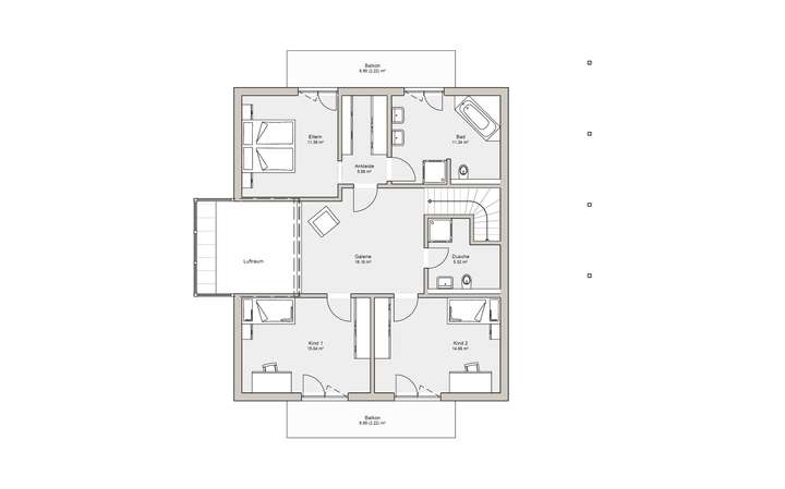 Grundriss Dachgeschoss