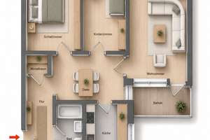 Modernisierte 2,5 Zimmer Wohnung unweit vom Eppendorfer Park – Die vollständige Adresse der Immobilie erhältst du vom Anbieter., 22529 Lokstedt, Hamburg – Vorschaubild 13