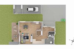 Rohbau FERTIG !!! Exklusive Doppelhaushälfte im Neubaugebiet (St. Anton-Siedlung). – Die vollständige Adresse der Immobilie erhältst du vom Anbieter., 86165 Lechhausen-Ost, Augsburg – Vorschaubild 14