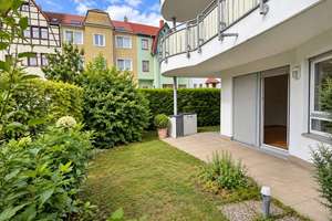 Terrasse & Gartenanteil – großzügiges Wohnen im Erdgeschoss – 4158 Wiederitzsch, Leipzig – Vorschaubild 2