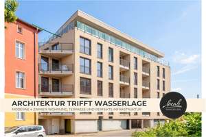 Moderne Architektur trifft Wasserlage: 4 Zimmer, Terrasse und perfekte Infrastruktur