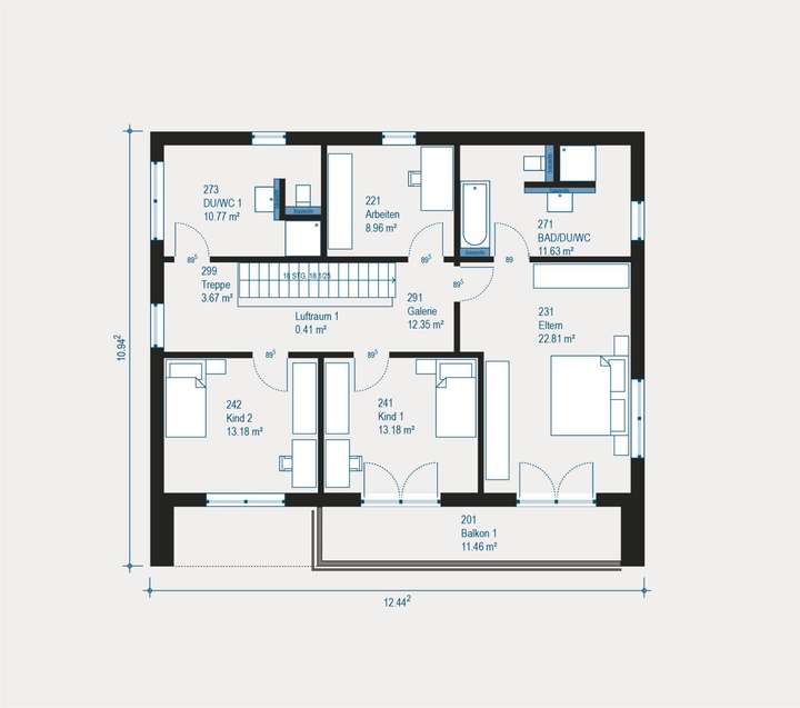 Grundriss veränderbar
