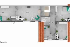 Bezugsfrei! 2019 teilsaniert | Einbauküche | Kamin | Garage | Teich | 1.215 m² Grundstück! – Die vollständige Adresse der Immobilie erhältst du vom Anbieter., 4509 Delitzsch – Vorschaubild 19