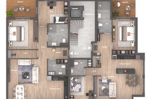 *ROON75* Modernes Stadthaus mit acht exklusiven Neubau-Eigentumswohnungen im noblen Bismarckviertel – Die vollständige Adresse der Immobilie erhältst du vom Anbieter., 47799 Cracau, Krefeld – Vorschaubild 9