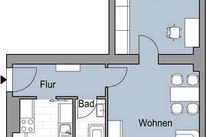 2 Zimmer mit Wannenbad in Pankow ab sofort! – Achtermannstr. 4, 13187 Pankow (Ortsteil), Berlin – Vorschaubild 2