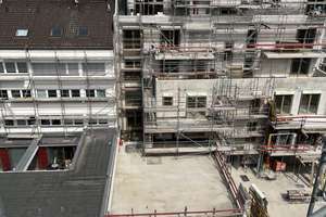 Neubau, Dachterrasse, Einbauküche: Exklusive Wohnung in der Mainzer Neustadt