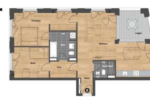 LIVING ISAR | BEZUGSFREI | HOCHWERTIG – Hellabrunner Straße 9, 81543 Siebenbrunn, München – Vorschaubild 21
