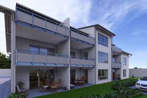 Neubau mit QNG-Siegel: 2-Zimmer-Wohnung im KfW40-Standard mit Balkon