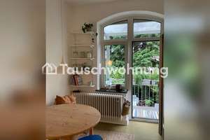 Tauschwohnung: Wunderschöner Altbau, 2ZKB mit Garten und Balkon