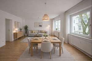 Ideal aufgeteilte Altbau-Wohnung mit 2 Bädern und Balkon – Die vollständige Adresse der Immobilie erhältst du vom Anbieter., 40227 Oberbilk, Düsseldorf – Vorschaubild 16