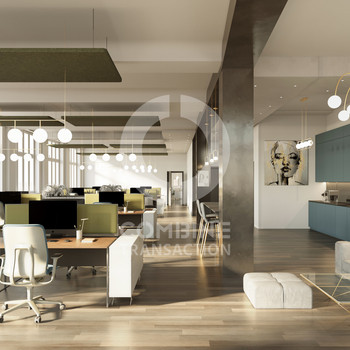 EG-Büro im ruhigen Innenhof. combine Transaction.