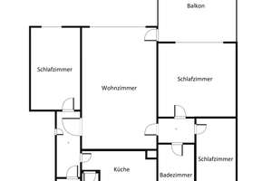 4-Zimmer-Wohnung mit Balkon – Schlesische Str. 20, 49088 Dodesheide, Osnabrück – Vorschaubild 1