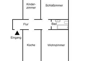 *frisch renovierte 3,5 Zimmer Wohnung mit Balkon in Hofstede* – Wengewiese 3, 44809 Hofstede, Bochum – Vorschaubild 2